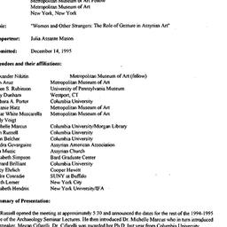 Minutes, 1995-11-30. The An...