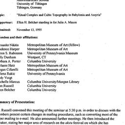Minutes, 1995-11-02. The An...