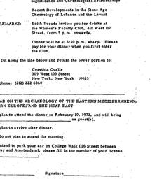 Announcements, 1972-02-10. ...