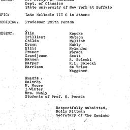Minutes, 1975-03-13. The An...