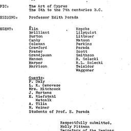 Minutes, 1974-10-30. The An...