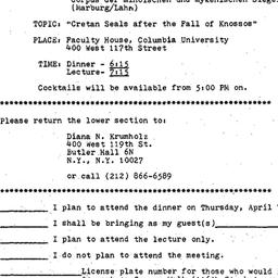 Announcements, 1983-04-07. ...
