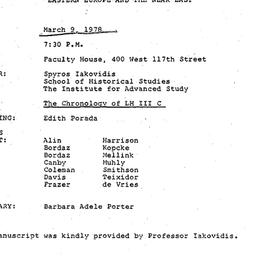 Minutes, 1978-03-09. The An...