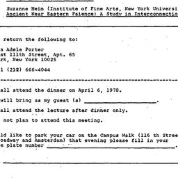 Announcements, 1978-04-06. ...