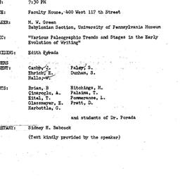 Minutes, 1985-03-14. The An...