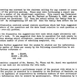 Minutes, 1948-02-19. Rural ...