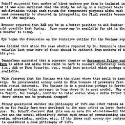 Minutes, 1947-10-09. Rural ...
