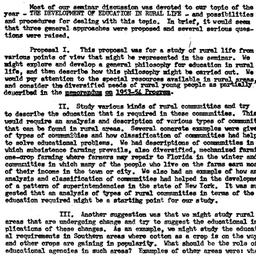 Minutes, 1953-10-07. Rural ...