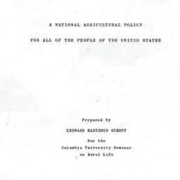 Related publication, Rural ...