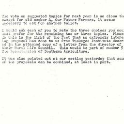 Announcements, 1951-05-03. ...