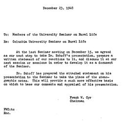 Announcements, 1948-12-23. ...