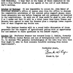 Announcements, 1949-10-10. ...