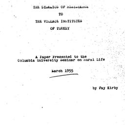 Speaker's paper, 1955-0...