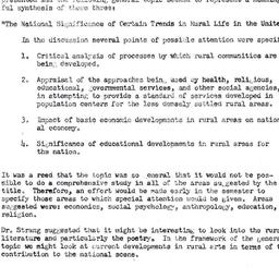 Minutes, 1954-09-29. Rural ...