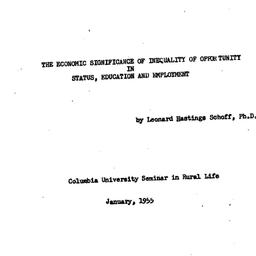 Background paper, 1955-01. ...