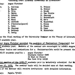 Minutes, 1976-04-12. The Th...
