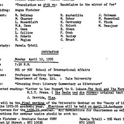 Minutes, 1976-03-15. The Th...