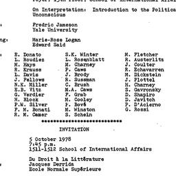Minutes, 1978-09-18. The Th...