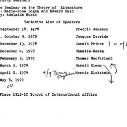 Schedules, The Theory of Li...