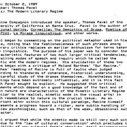 Minutes, 1989-10-02. The Th...