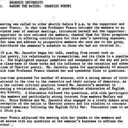 Minutes, 1991-02-04. The Th...