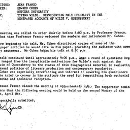 Minutes, 1991-03-04. The Th...