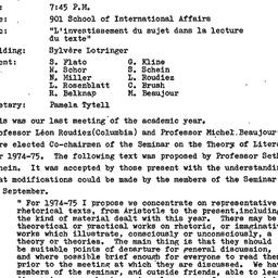 Minutes, 1974-04-08. The Th...