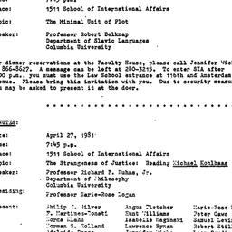 Minutes, 1981-09-28. The Th...