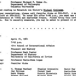 Minutes, 1981-04-14. The Th...