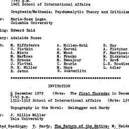 Minutes, 1979-11-19. The Th...