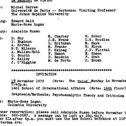 Minutes, 1979-10-08. The Th...