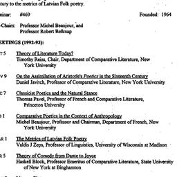 Schedules, The Theory of Li...