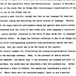 Speaker's paper, 1988-1...