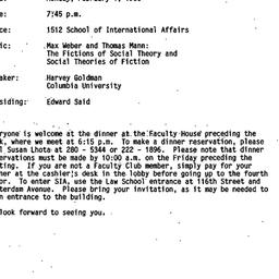 Announcements, 1988-02-01. ...