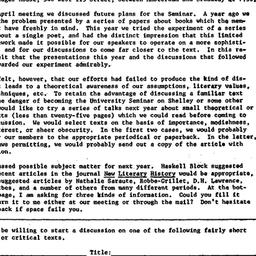 Announcements, 1972-05-08. ...