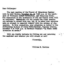 Announcements, 1964-12-04. ...