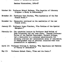 Schedules, The Theory of Li...
