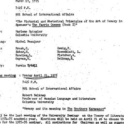 Minutes, 1975-03-17. The Th...