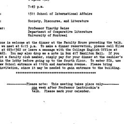 Announcements, 1983-04-04. ...