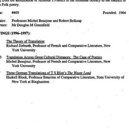 Schedules, The Theory of Li...
