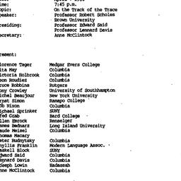 Minutes, 1986-04-07. The Th...