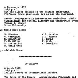 Minutes, 1978-02-06. The Th...