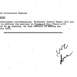 Correspondence, 1985-05-06....