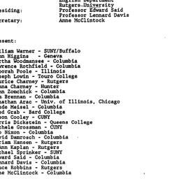 Minutes, 1985-02-04. The Th...