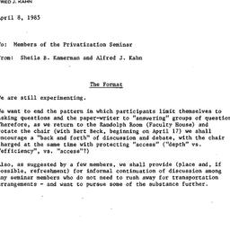Announcements, 1985-04-17. ...