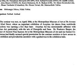 Minutes, 1995-04-26. Irania...