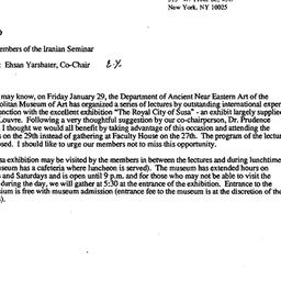 Announcements, 1993-01-29. ...