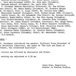 Minutes, 1989-03-03. Irania...