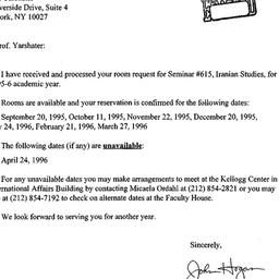 Correspondence, 1996-06-28....