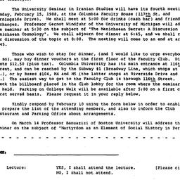 Announcements, 1988-02-15. ...